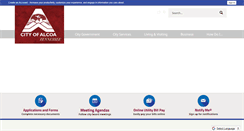 Desktop Screenshot of cityofalcoa-tn.gov